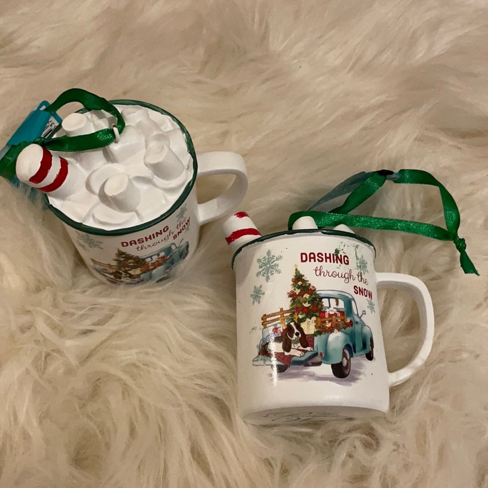 The Pioneer Woman Holiday Truck Henry Cocoa Mug Ornament